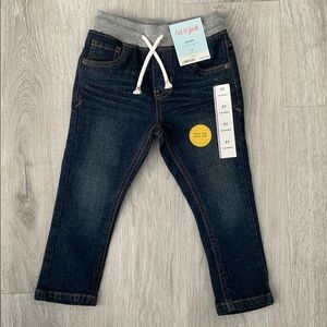 Cat & Jack Skinny Jean with draw string 2T